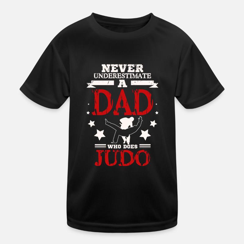 Judo Dad Kinder Funktions-T-Shirt