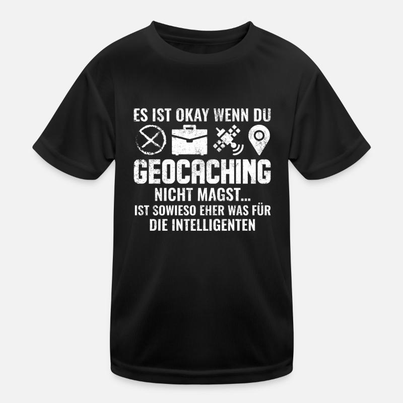 Geocaching | Geocache Geschenk Kinder Funktions-T-Shirt