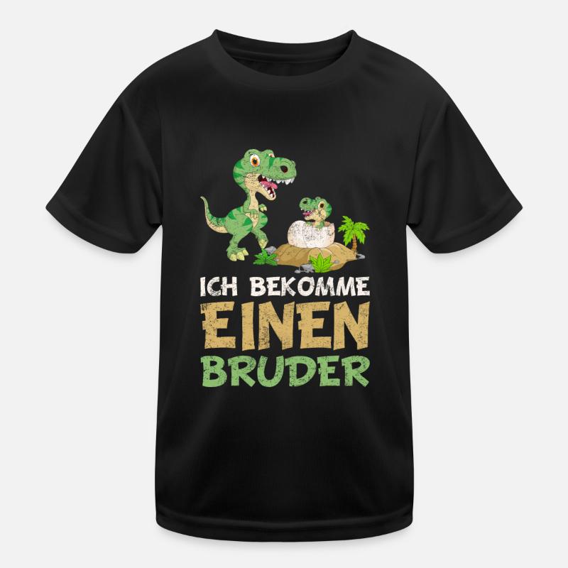 Ich bekomme einen Bruder Kinder Funktions-T-Shirt