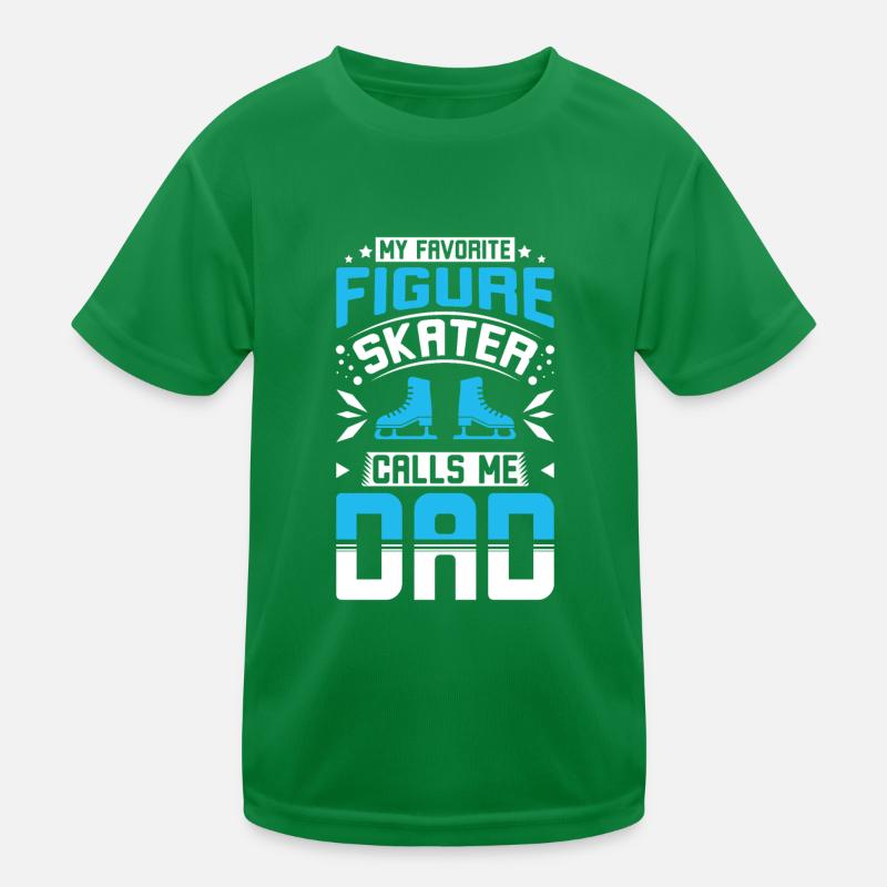 FIgur skating dad Kinder Funktions-T-Shirt