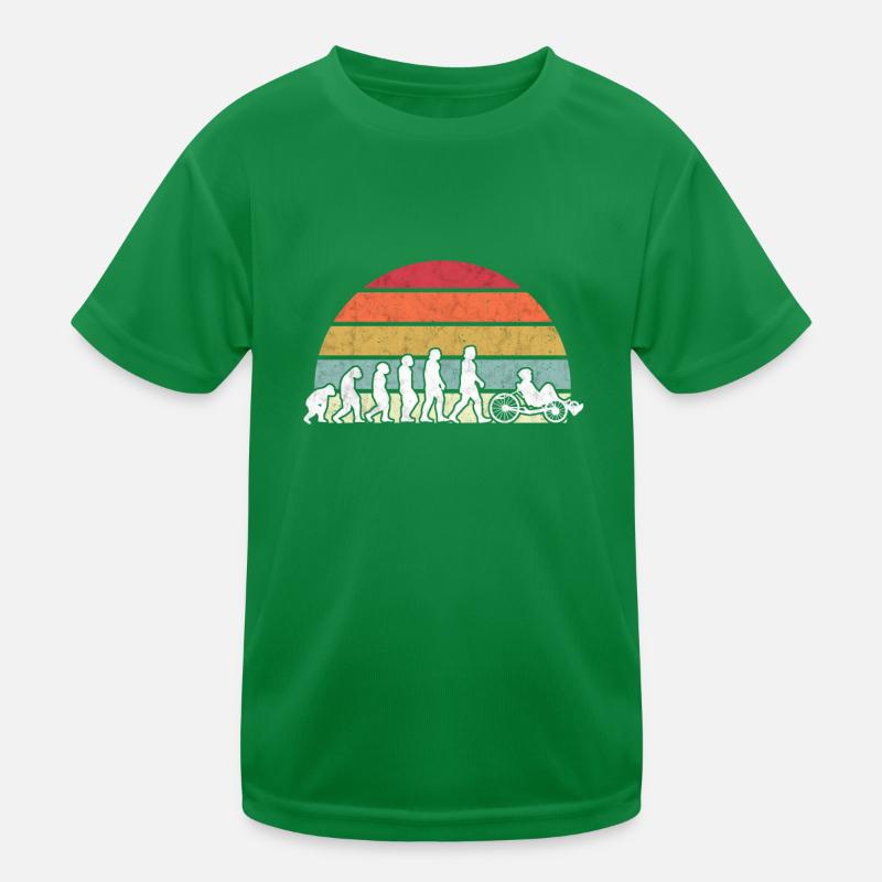 Liegerad Evolution Radfahrer Liegefahrrad Geschenk Kinder Funktions-T-Shirt