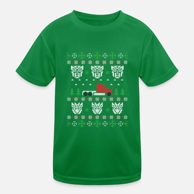 hässlicher Weihnachtspullover Kinder Funktions-T-Shirt