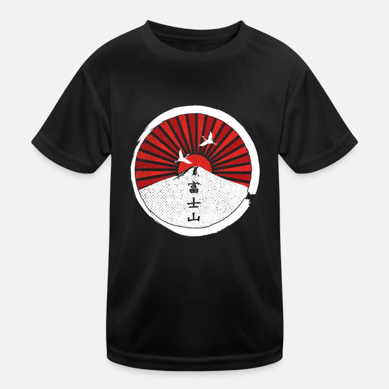 Japon Berg Mont Fuji T-shirt sport Enfant