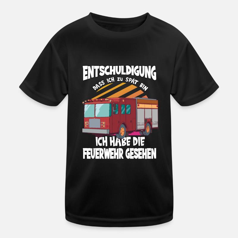 Entschuldigung das ich zu spät bin habe einen Kinder Funktions-T-Shirt