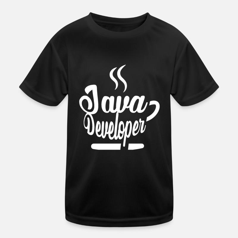 Développeur Java Coffee Kaffee T-shirt sport Enfant