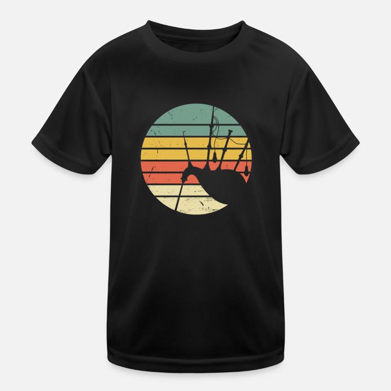 Bagpipes Kids Functional T-Shirt