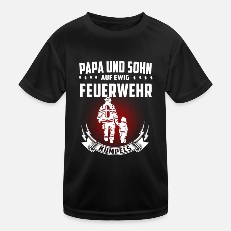 Feuerwehr Feuerwehrmann Kameradschaft Geschenk Kinder Funktions-T-Shirt