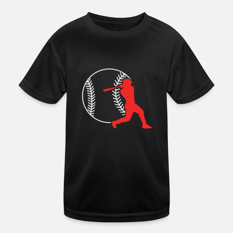 Joueur de baseball Équipe de baseball Baseball T-shirt sport Enfant