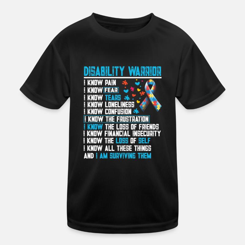 GUERRIER DU HANDICAP T-shirt sport Enfant