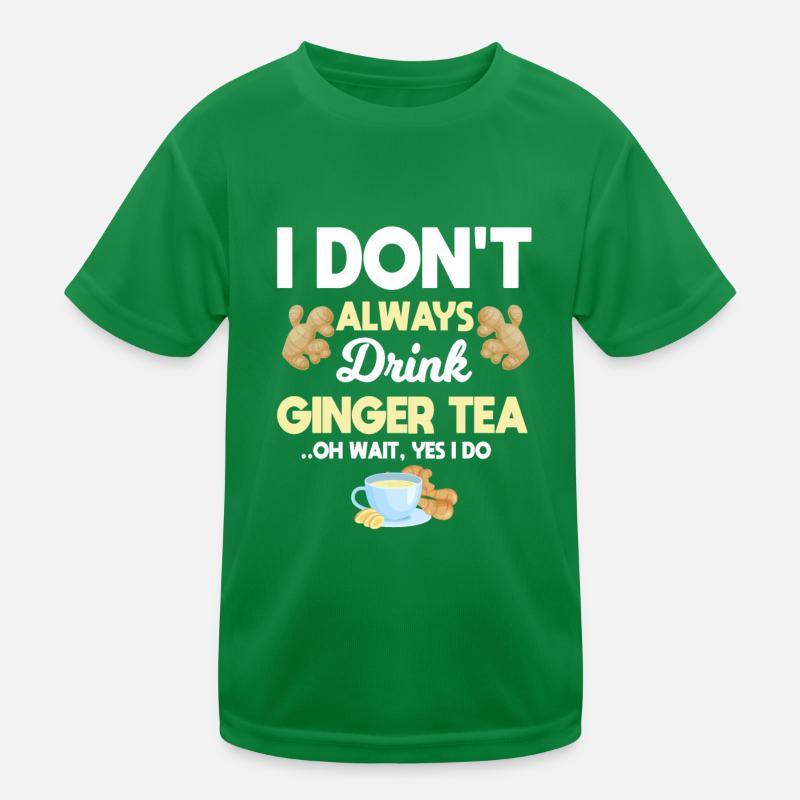 Ingwer Tee Kinder Funktions-T-Shirt