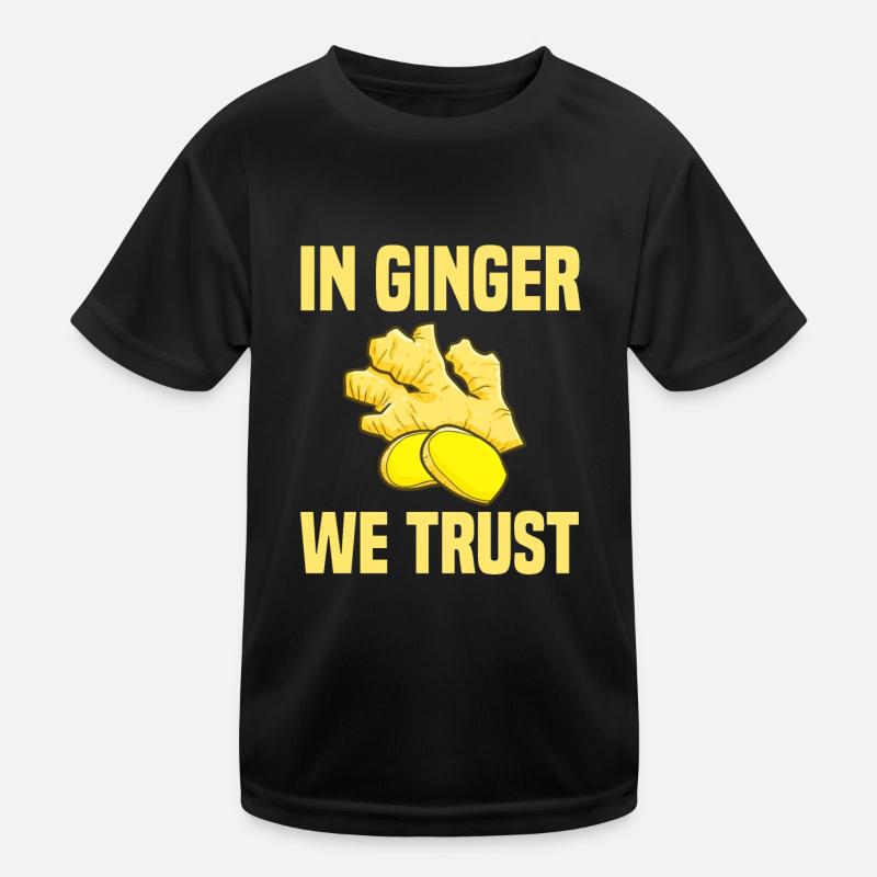 Ingwer Kinder Funktions-T-Shirt
