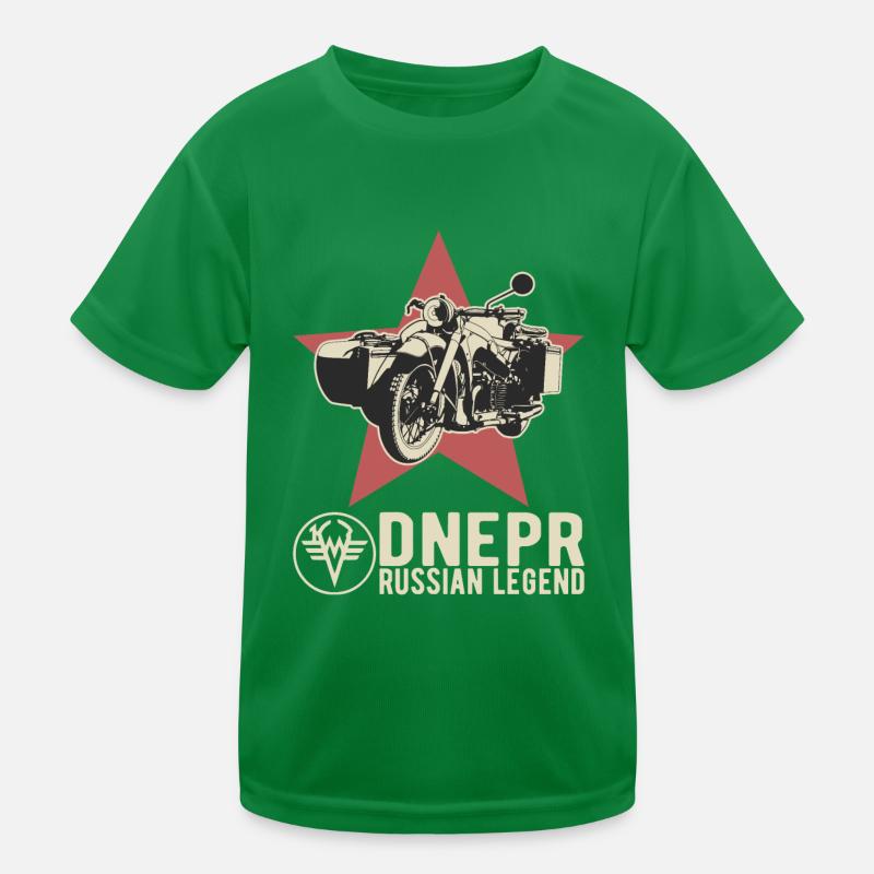 Dnepr Russian Legend Logo Équipe de moto T-shirt sport Enfant