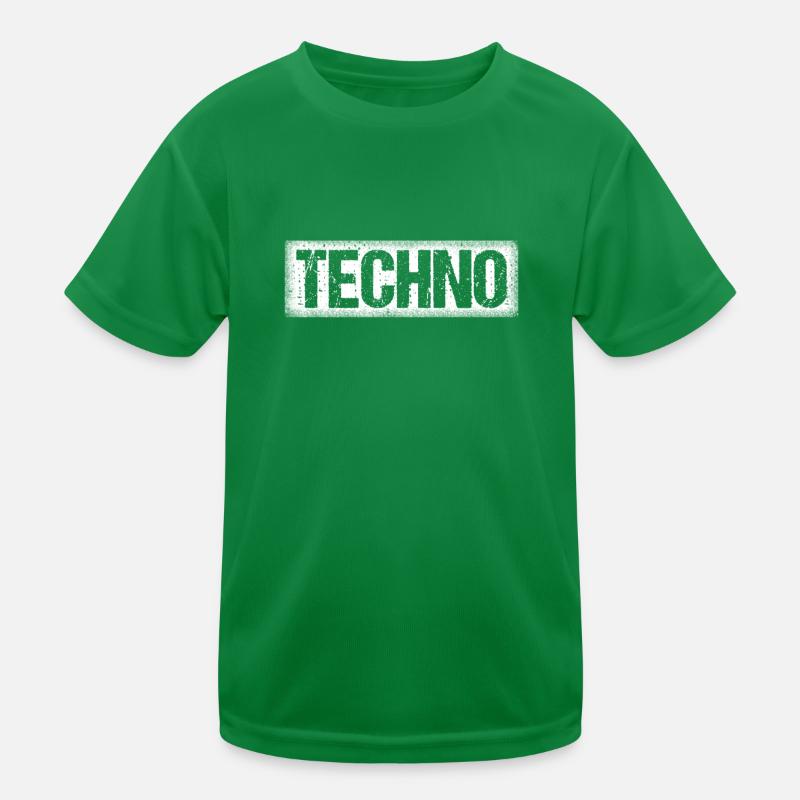 Techno Kinder Funktions-T-Shirt