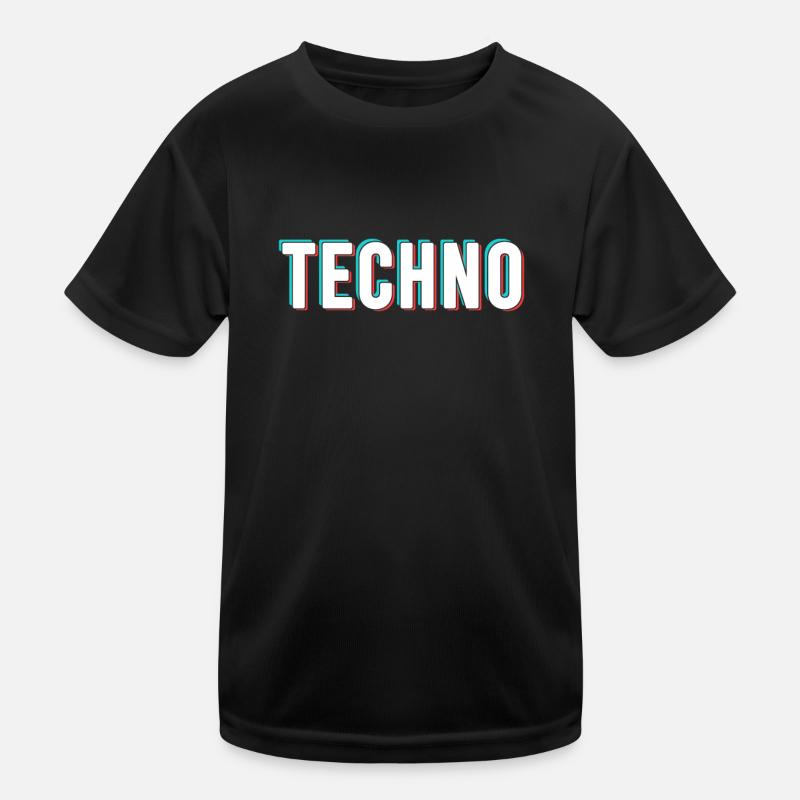 Techno Kinder Funktions-T-Shirt