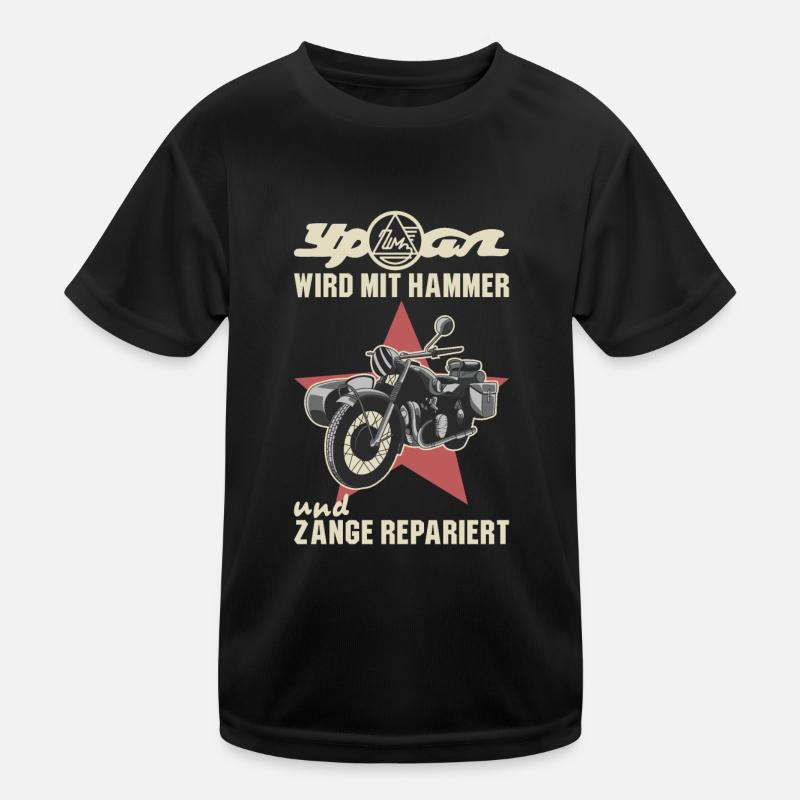 Wird mit hammer und zange repariert Ural Beiwagen Kinder Funktions-T-Shirt