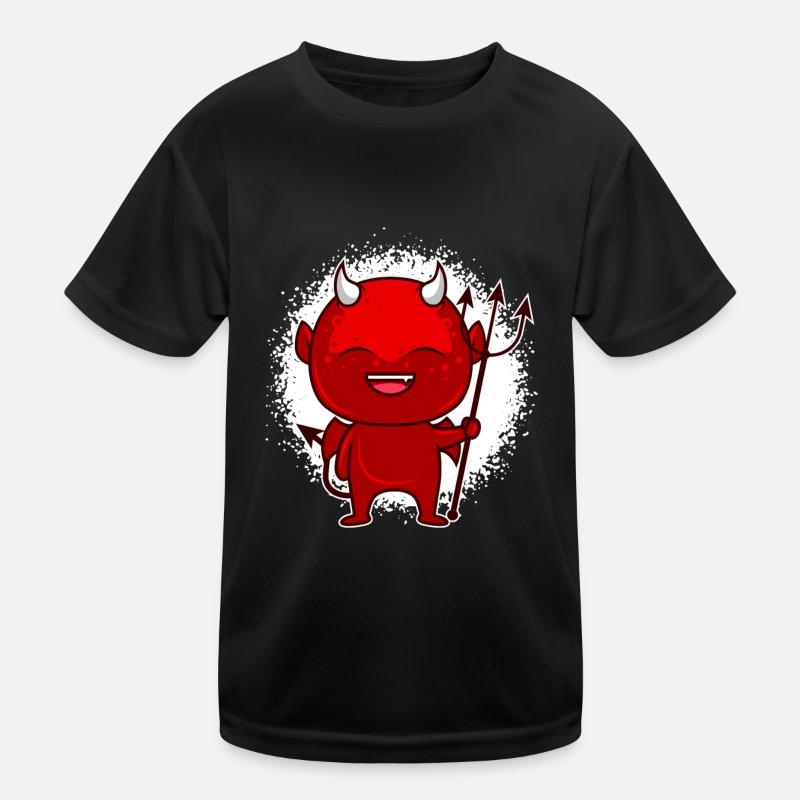 Little Devil Satan Antichrist Kids Functional T-Shirt