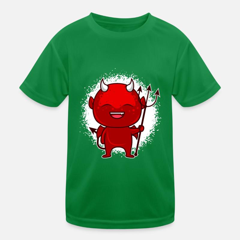 Little Devil Satan Antichrist Kids Functional T-Shirt