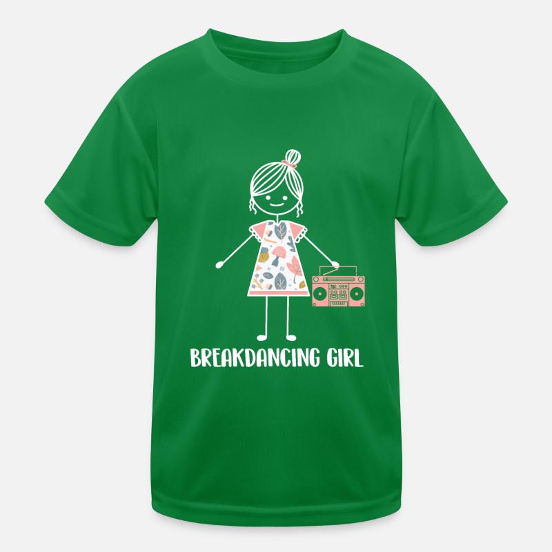 Breakdance Breakdancer Breakdancing Kinder Funktions-T-Shirt