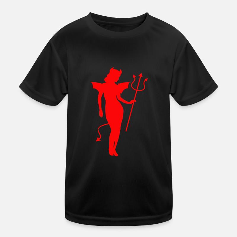 Satan Angel Devil Devil Kids Functional T-Shirt