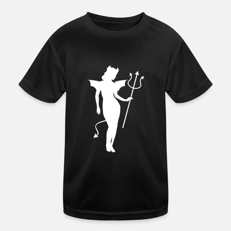 Angel Devil Satan Devil Devil Kids Functional T-Shirt