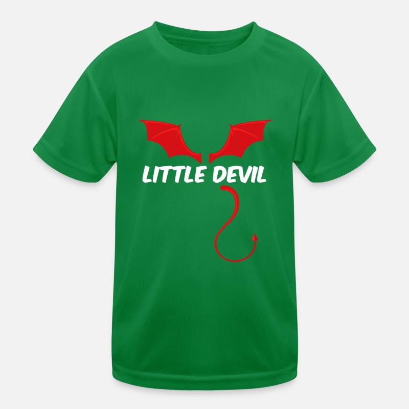 Little Devil Teufelchen Engel Teufel Kinder Funktions-T-Shirt