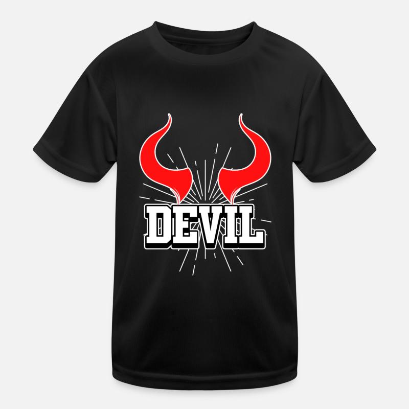 Party Devil Teufel Teufelchen Kids Functional T-Shirt