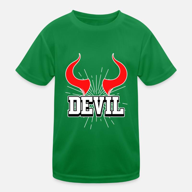 Party Devil Teufel Teufelchen Kinder Funktions-T-Shirt