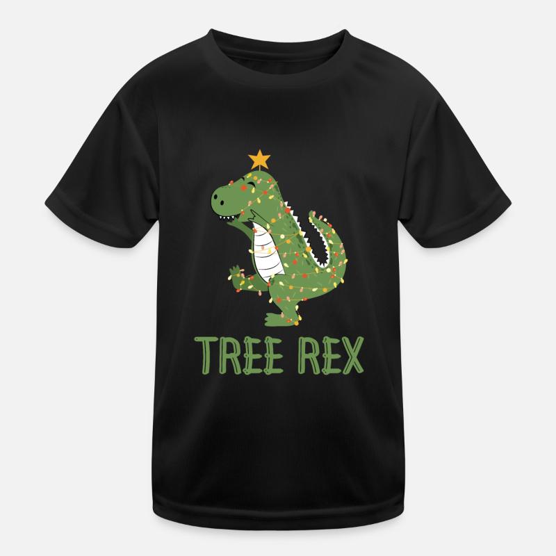Dinosaurier Baum Rex Pyjamas - Tree Rex Kinder Funktions-T-Shirt