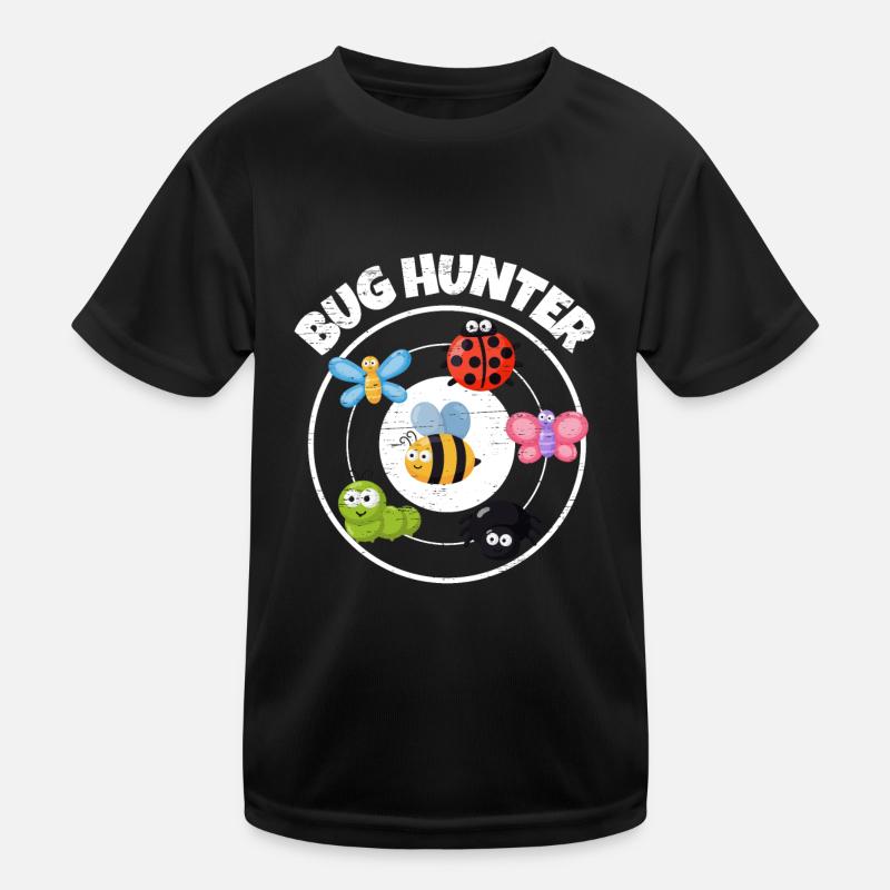 Bug Collecting Bug Hunter Kinder Funktions-T-Shirt