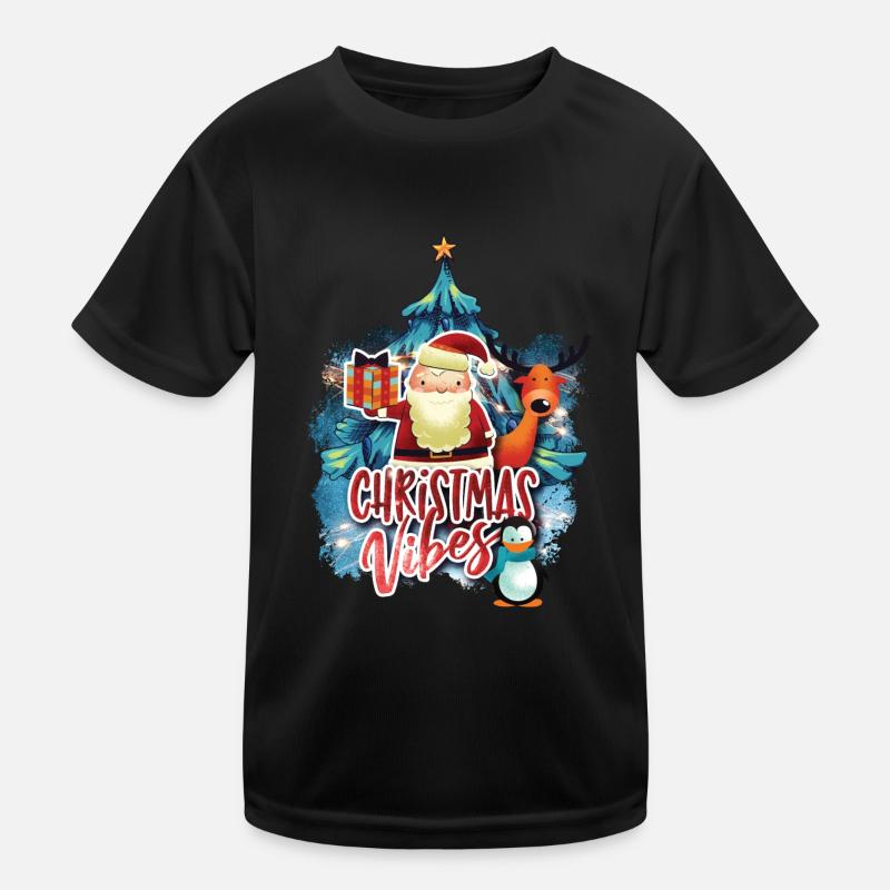 Conception de Noël Dicton de Noël Design T-shirt sport Enfant