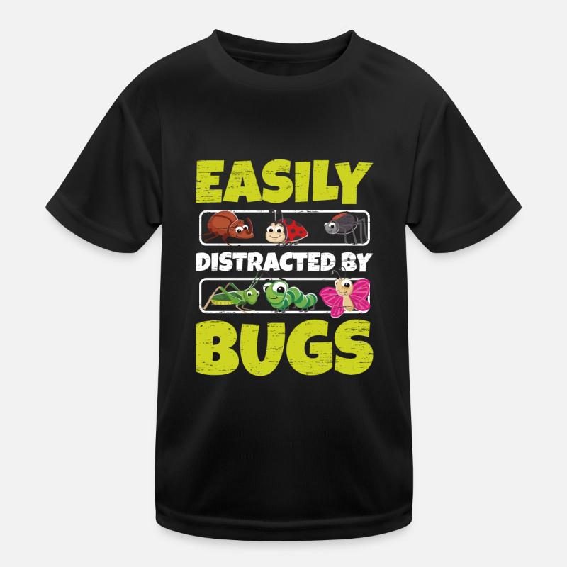 Bug Collecting leicht abgelenkt von Bugs Kinder Funktions-T-Shirt