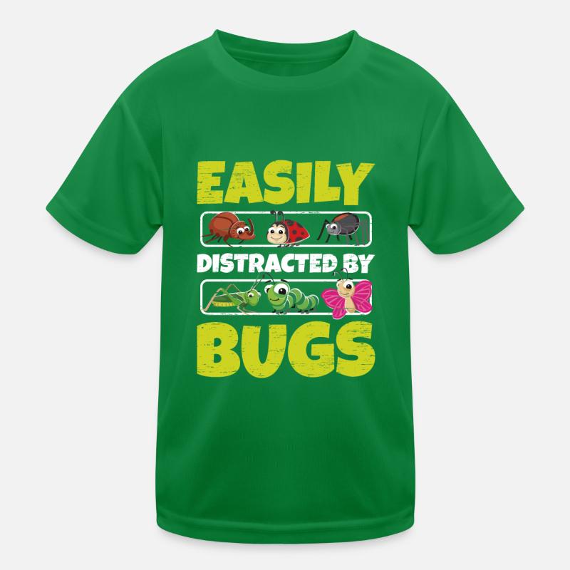 Collecte de bugs facilement distraite par des bugs T-shirt sport Enfant