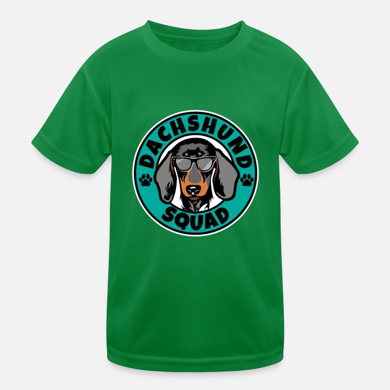 Dachshund Squad I Dog Lover I Dachshund Kinder Funktions-T-Shirt