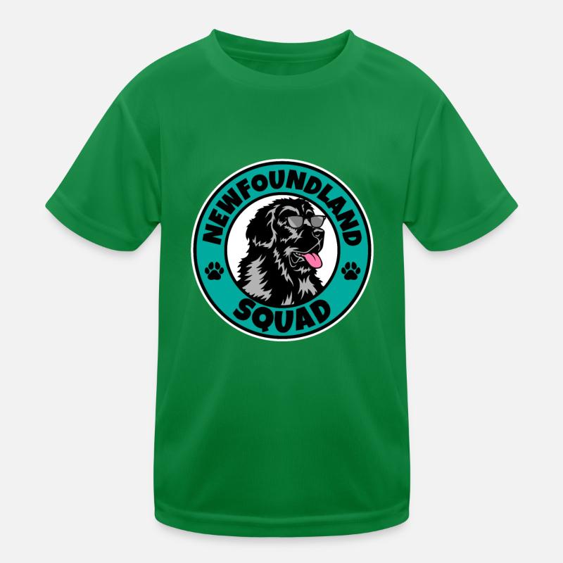 Newfoundland Squad I Dog Lover I Newfoundland Kinder Funktions-T-Shirt