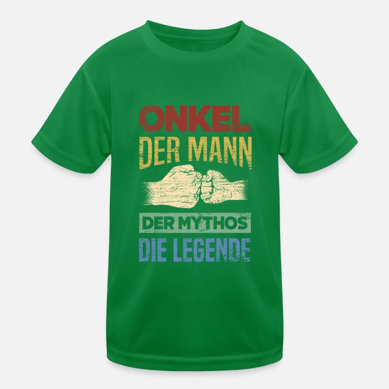 Onkel Mann Mythos Kinder Funktions-T-Shirt