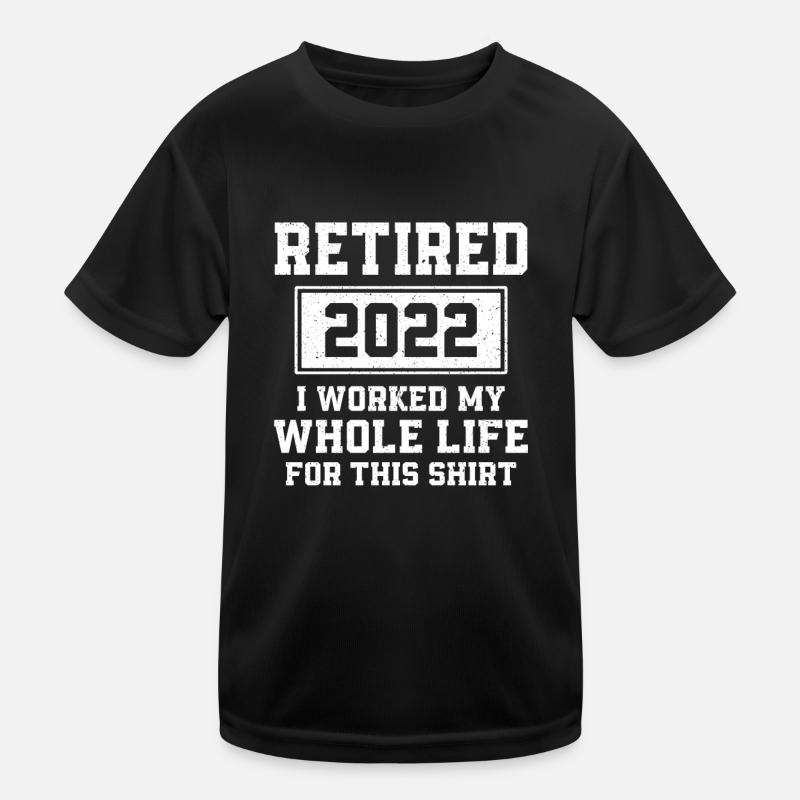 Retirement 2022 Kids Functional T-Shirt