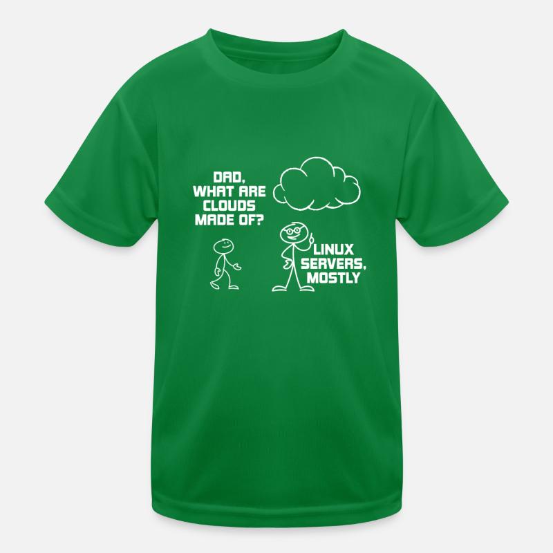 Linux Servers Computer Cloud Kids Functional T-Shirt