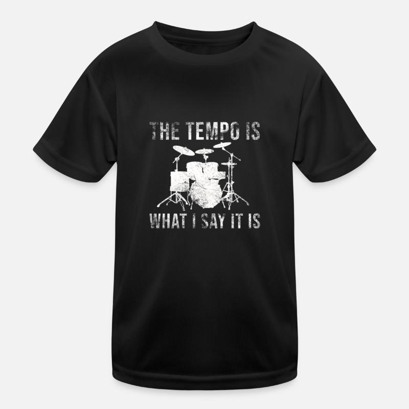 Batterie disant pour les batteurs T-shirt sport Enfant