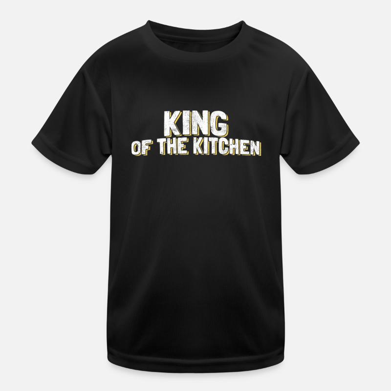 Chef Chef Chef - Kids Functional T-Shirt - black