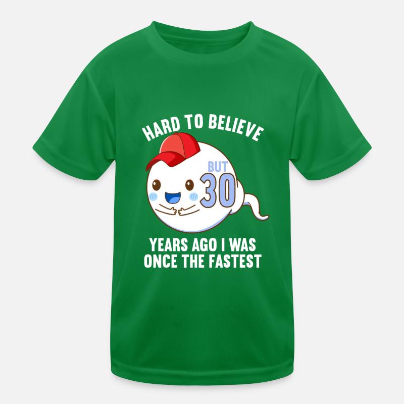 Il y a 30 ans 30 ans le plus rapide 30e anniversaire T-shirt sport Enfant
