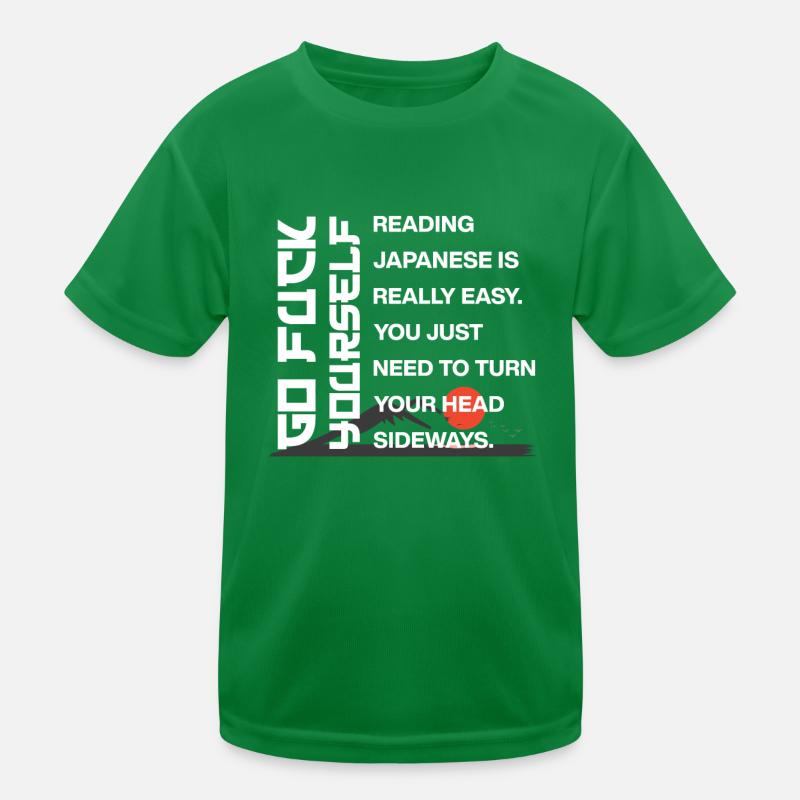 Japanisch Lesen Ist Einfach Kinder Funktions-T-Shirt