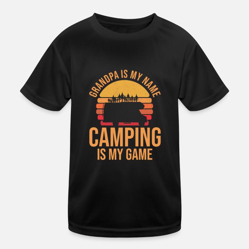 Caravan Motorhome Caravan Camper Kids Functional T-Shirt
