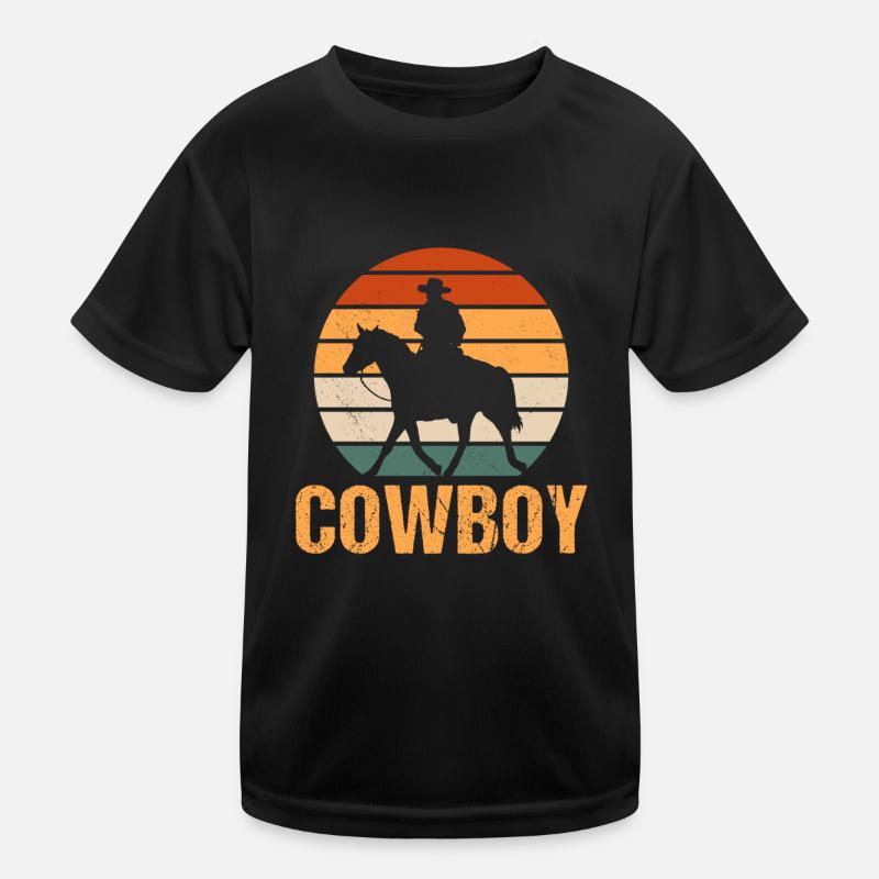 Cowboy Kids Functional T-Shirt