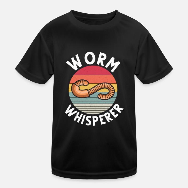 Worm Worms Vermicomp Worm Breeding Vermiculture Kids Functional T-Shirt