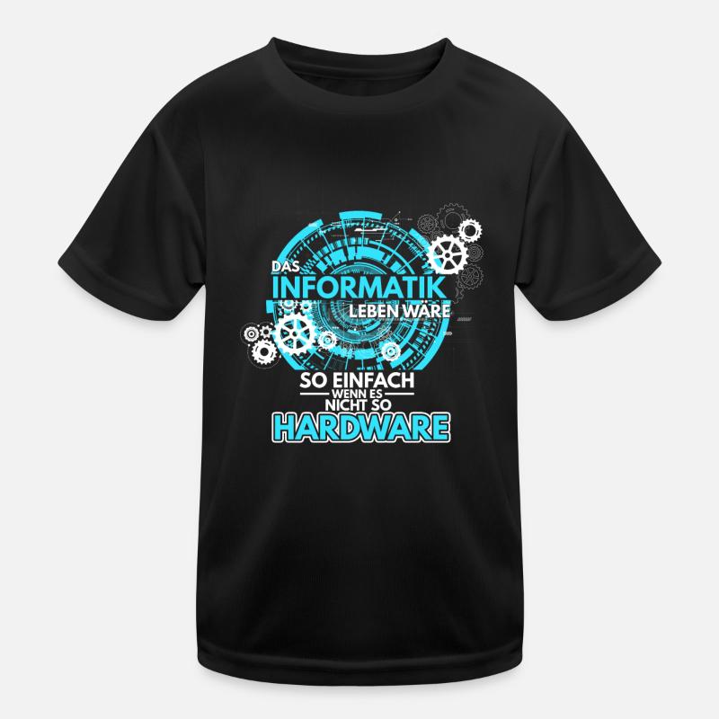 Informatik Programmierer Informatiker Hardware Sof Kinder Funktions-T-Shirt
