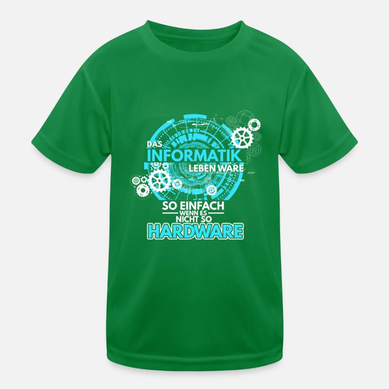 Informatik Programmierer Informatiker Hardware Sof Kinder Funktions-T-Shirt