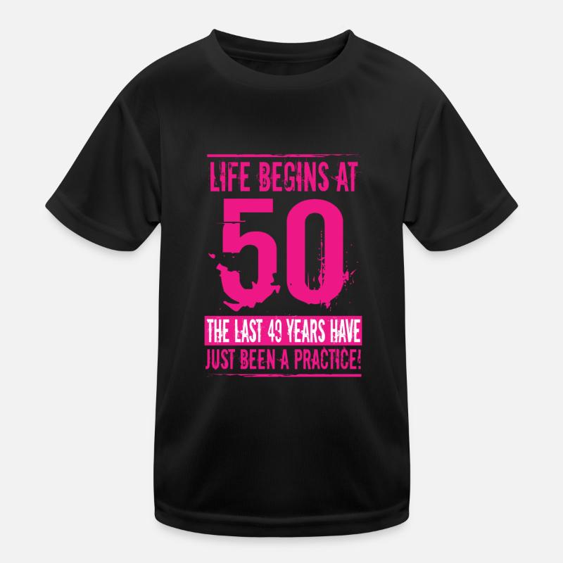 50 Geburtstag Kinder Funktions-T-Shirt