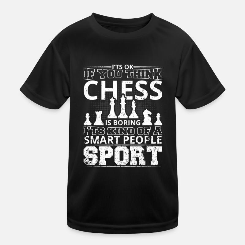 Pièces d’échecs Jeu d’échecs Échecs Échecs T-shirt sport Enfant