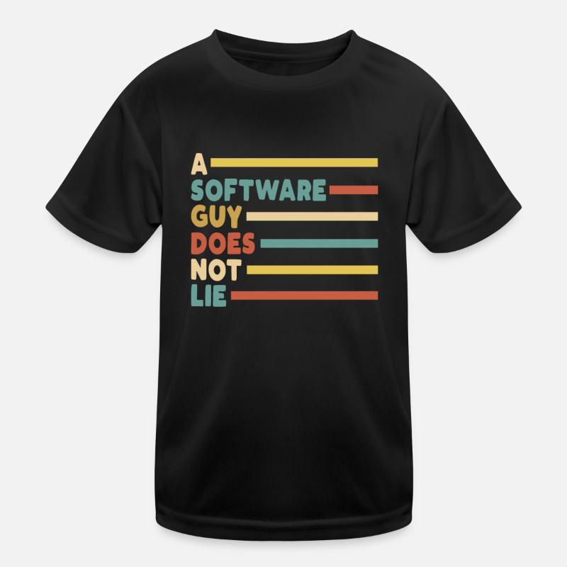 Programmeur Coder Développeur de logiciels T-shirt sport Enfant