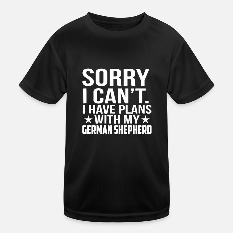 Deutscher Schäferhund Kinder Funktions-T-Shirt